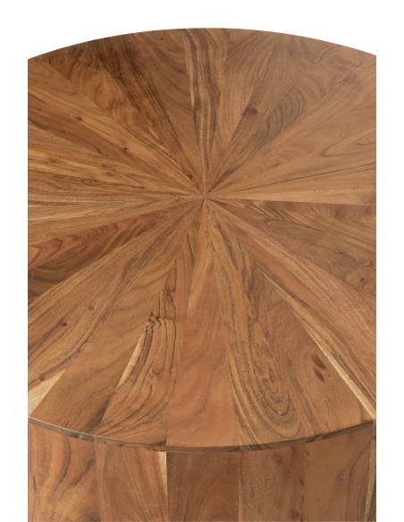 Table basse ronde en bois | La Madeleine Déco