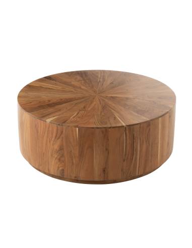 Table basse ronde en bois | La Madeleine Déco