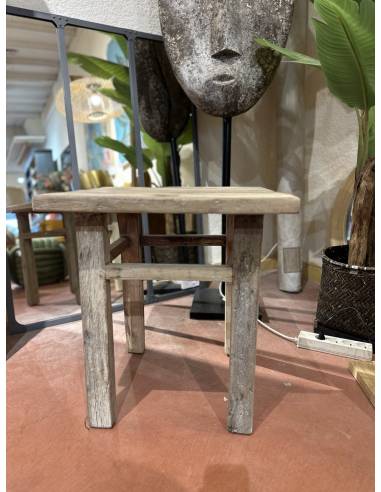 Chevet console carrée en bois | La Madeleine Déco