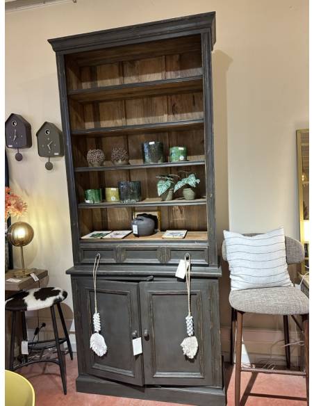 Bibliothèque double corps manguier | La Madeleine Déco