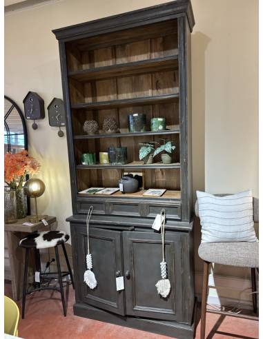 Bibliothèque double corps manguier | La Madeleine Déco