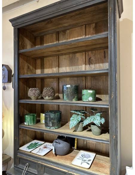 Bibliothèque double corps manguier | La Madeleine Déco