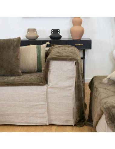 Plaid fourrure tout douce PRESTIGE | La Madeleine Déco