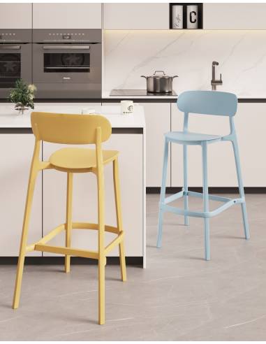 Tabouret en plastique COMAN| La Madeleine Déco