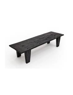 Table basse en bois massif ZANZIBAR noire| La Madeleine Déco 2