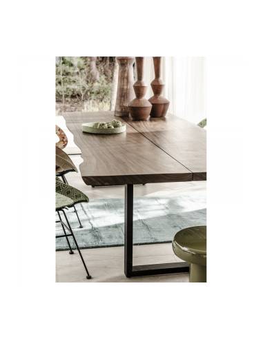 Grande table en suar organique BORDER | Madeleine Déco