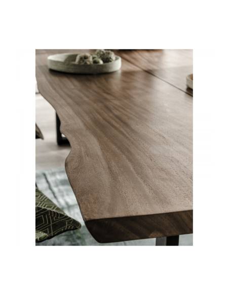 Grande table en suar organique BORDER | Madeleine Déco