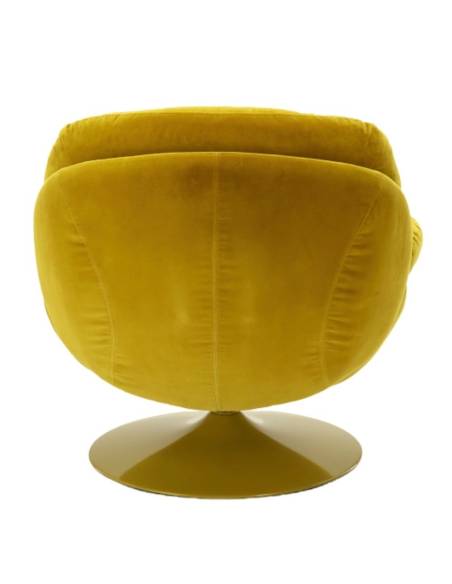 Fauteuil pivotant MEMENTO uni | La Madeleine Déco