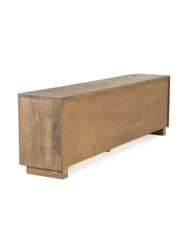 Meuble TV en manguier EDWARD | La Madeleine Déco