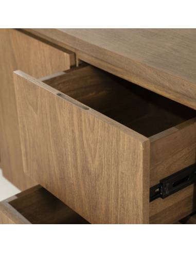 Meuble TV en manguier EDWARD | La Madeleine Déco