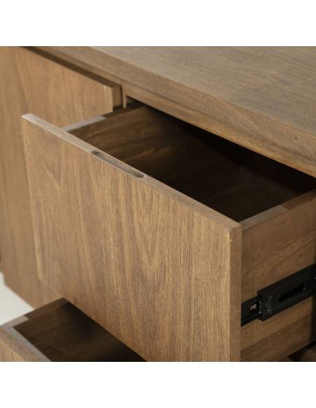 Meuble TV en manguier EDWARD | La Madeleine Déco