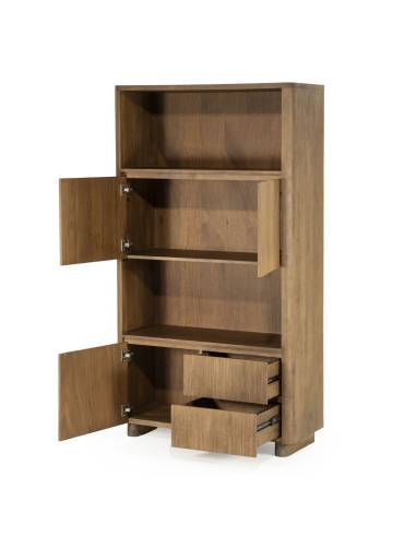 Bibliothèque en bois de manguier EDWARD | La Madeleine Déco