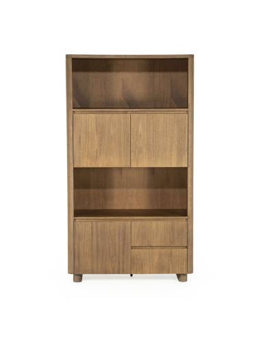 Bibliothèque en bois de manguier EDWARD | La Madeleine Déco