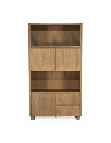 Bibliothèque en bois de manguier EDWARD | La Madeleine Déco