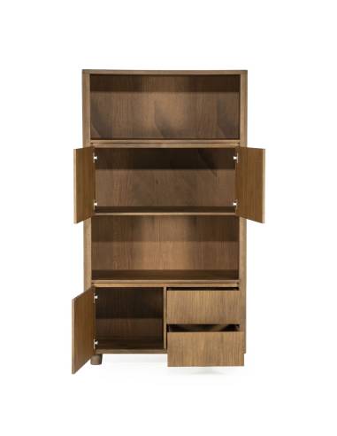 Bibliothèque en bois de manguier EDWARD | La Madeleine Déco