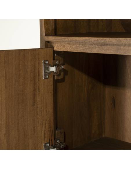 Bibliothèque en bois de manguier EDWARD | La Madeleine Déco