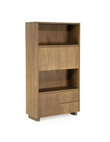 Bibliothèque en bois de manguier EDWARD | La Madeleine Déco