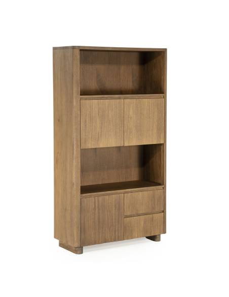 Bibliothèque en bois de manguier EDWARD | La Madeleine Déco