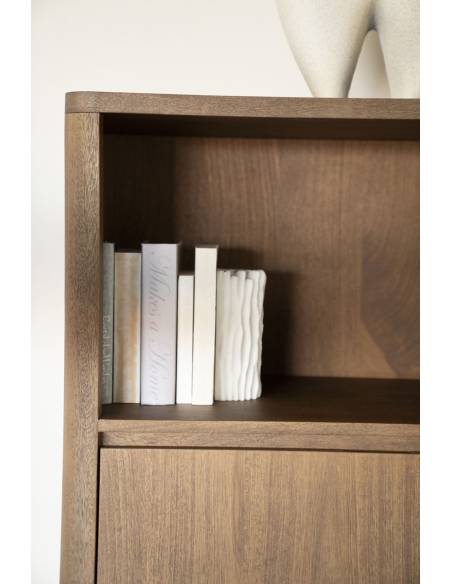 Bibliothèque en bois de manguier EDWARD | La Madeleine Déco