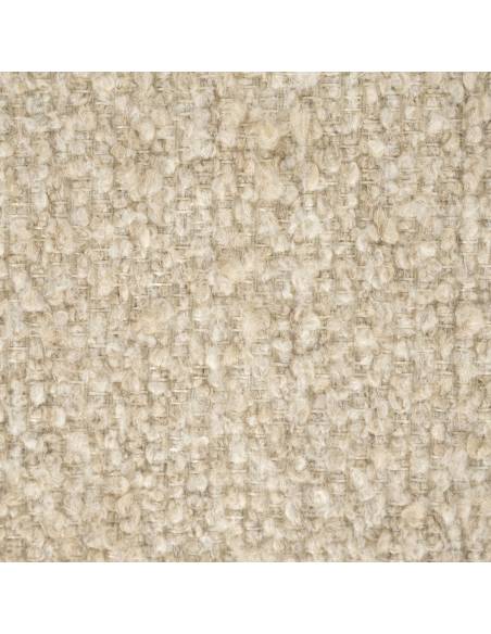 Banc en bois de frêne et bouclette GEORGE | La Madeleine Déco