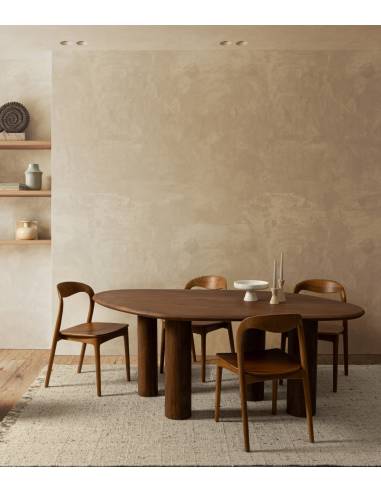 Grande table organique en bois SANAT | La Madeleine Déco