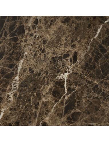 Table basse en marbre marron DEVIN moyenne | La Madeleine Déco