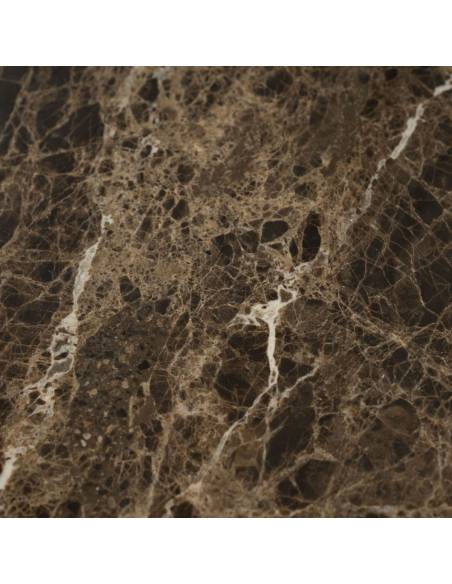 Table basse en marbre marron DEVIN moyenne | La Madeleine Déco