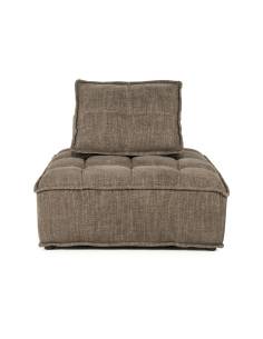 Fauteuil en tissu marron HIVE | La Madeleine Déco 2