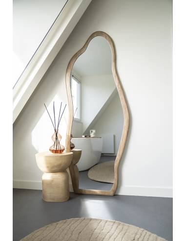 Miroir en bois organique LABAN | La Madeleine Déco