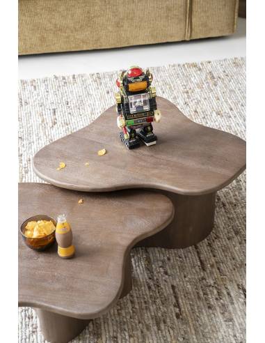 Duo de tables basses organiques FALL | La Madeleine Déco