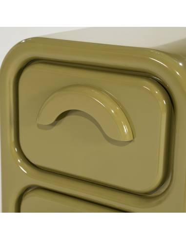 Chevet brillant rétro GUBBY | La Madeleine Déco