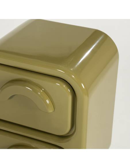 Chevet brillant rétro GUBBY | La Madeleine Déco