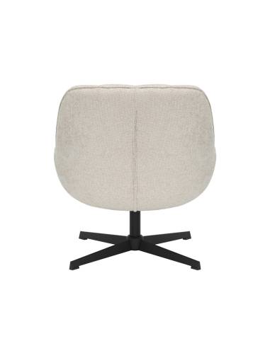 Fauteuil pivotant en tissu WILLY | La Madeleine Déco