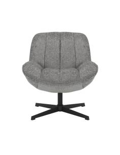 Fauteuil pivotant en tissu WILLY | La Madeleine Déco