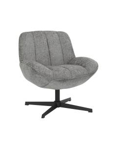 Fauteuil pivotant en tissu WILLY | La Madeleine Déco 2