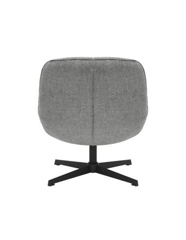 Fauteuil pivotant en tissu WILLY | La Madeleine Déco