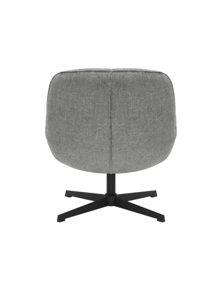 Fauteuil pivotant en tissu WILLY | La Madeleine Déco