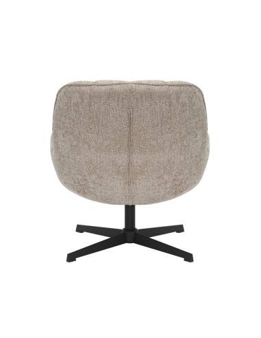 Fauteuil pivotant en tissu WILLY | La Madeleine Déco