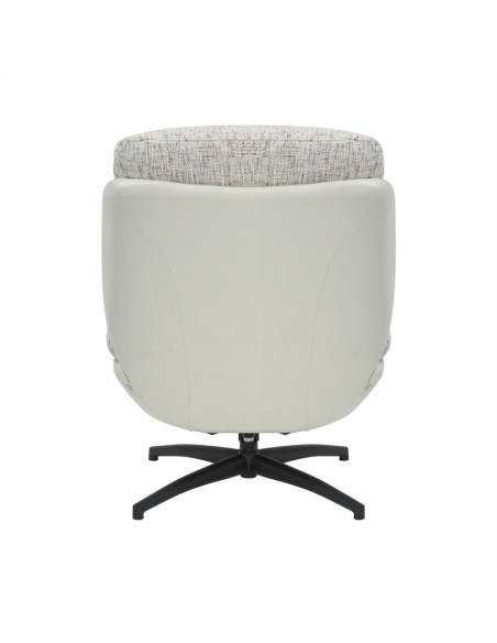 Fauteuil en tissu pivotant HAMPUS | La Madeleine Déco