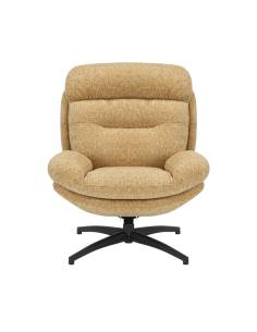 Fauteuil en tissu pivotant HAMPUS | La Madeleine Déco