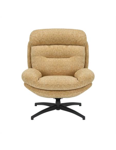 Fauteuil en tissu pivotant HAMPUS | La Madeleine Déco