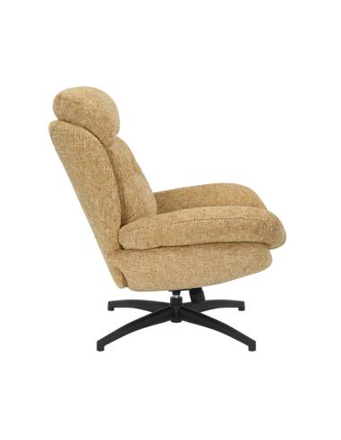 Fauteuil en tissu pivotant HAMPUS | La Madeleine Déco