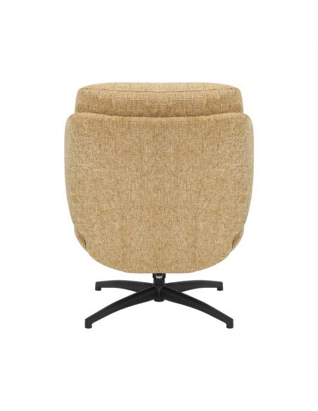 Fauteuil en tissu pivotant HAMPUS | La Madeleine Déco