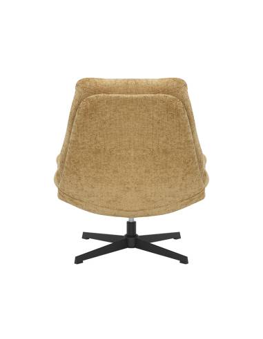 Fauteuil et repose-pieds en tissu FOLK | La Madeleine Déco