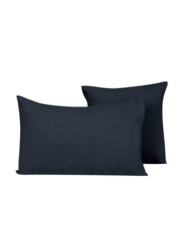 Housse de coussin en lin PROPRIANO / PORTICCIO Harmony - Haomy Denim