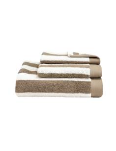 Serviette éponge rayée SANTORINI Harmony - Haomy 2