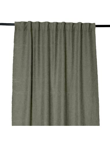 Rideaux passe tringle CALIFORNIA Harmony - Haomy Kaki