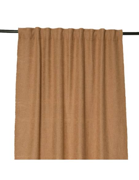 Rideaux passe tringle CALIFORNIA Harmony - Haomy Tabac