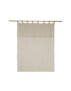 Rideaux en lin attache pince BERGAME Harmony - Haomy 2