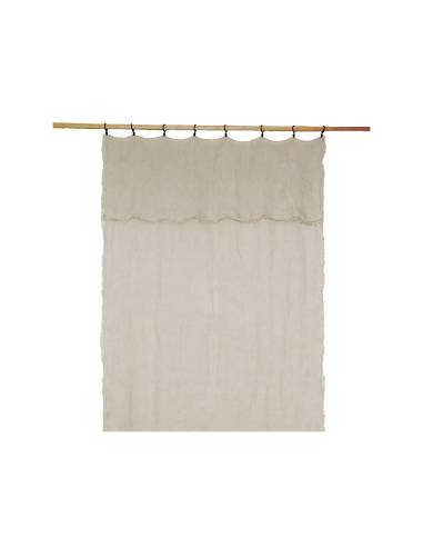Rideaux en lin attache pince BERGAME Harmony - Haomy | La Madeleine Déco